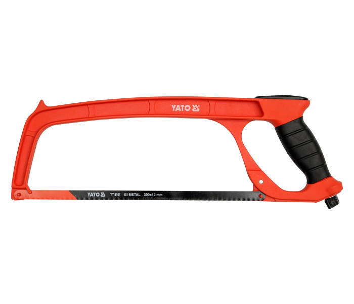 Yato YT-3161 300mm Hack Saw Frame - Black and Red - Zoom Image 1