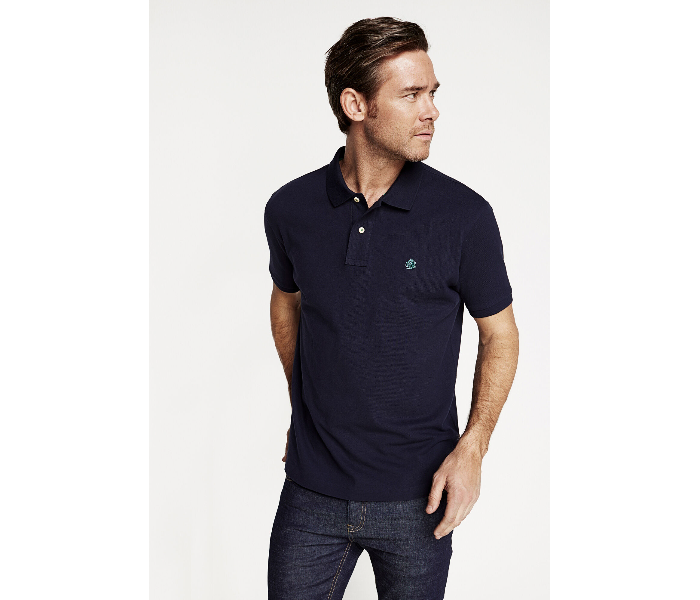 Springfield 855096411 Small Basic Polo Shirt for Men - Dark Blue - Zoom Image 1