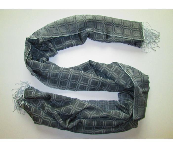 Style It STY-PC-BG Genuine Hand Woven Pashmina Shawl -Grey - Zoom Image 2