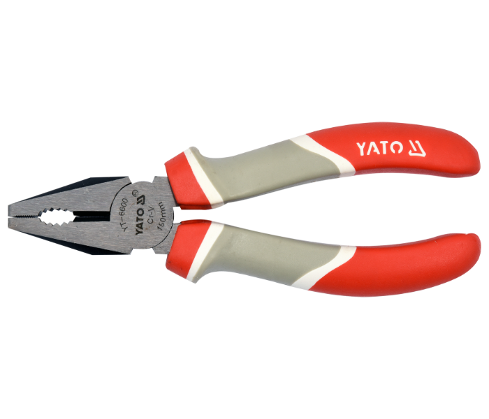 Yato YT-6600 6 Inch Combination Plier - Red and Grey - Zoom Image