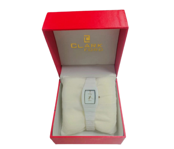 Clark Ford CW61096 Rock Analog Watch for Women -White - Zoom Image