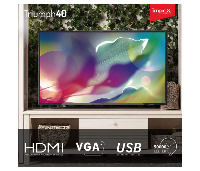 Impex TRIUMPH 40 Inch HD LED Smart TV - Black - Zoom Image 4