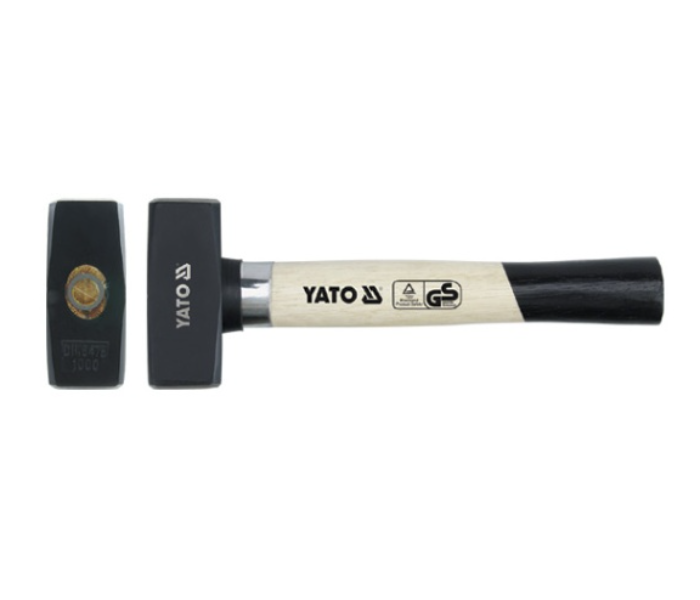 Yato YT-4552 1500gm Cold Forged Stoning Hammer - Black and White - Zoom Image 1