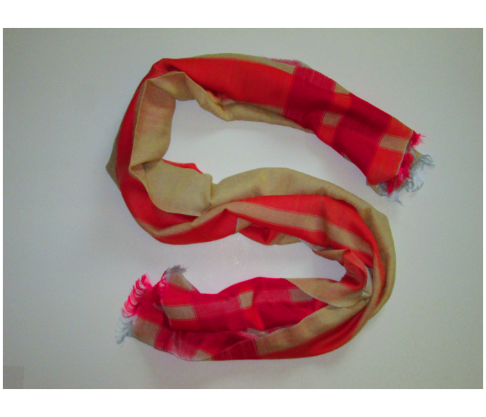 Style It STY-PC-RC Genuine Hand Woven Pashmina Shawl -Red - Zoom Image 1