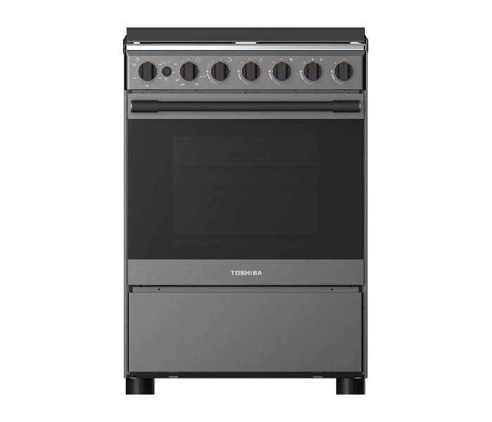 Toshiba TBA-24BMG4G089KS 2200W Stainless Steel 4 Gas Burner Cooking Range - Grey - Zoom Image 2