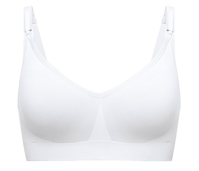 Bravado 1401-20 Extra Large The Bodysilk Seamless White Nursing Bra -White - Zoom Image 1