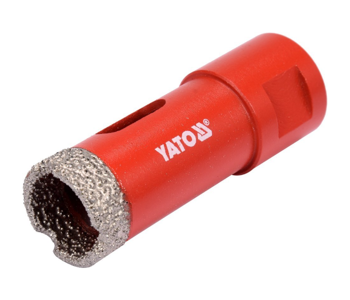 Yato YT-60444 20mm Diamond Drill Bit for Angle Grinder - Red - Zoom Image 1