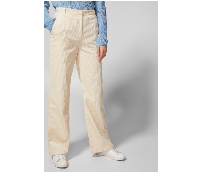 Springfield 683593797 Size 42 Cotton Pant for Women - White - Zoom Image 1