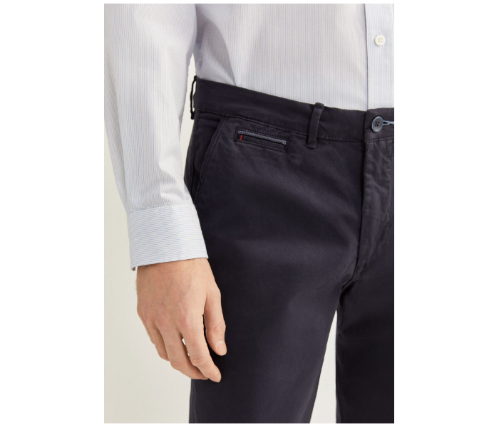 Springfield 155794710 Size 38 Chinos for Men - Navy - Zoom Image 2