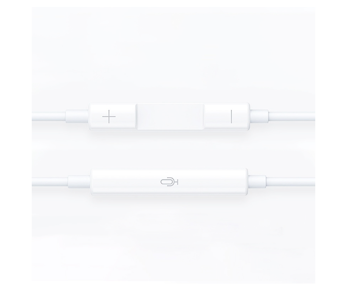 Wiwu EB302HF Earbuds Hf Sound Plug And Play Lightning Connector - White - Zoom Image 8