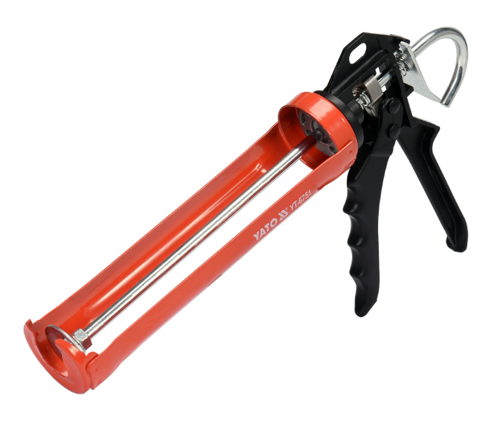 Yato YT-6751 225mm Caulking Gun - Black and Red - Zoom Image 1