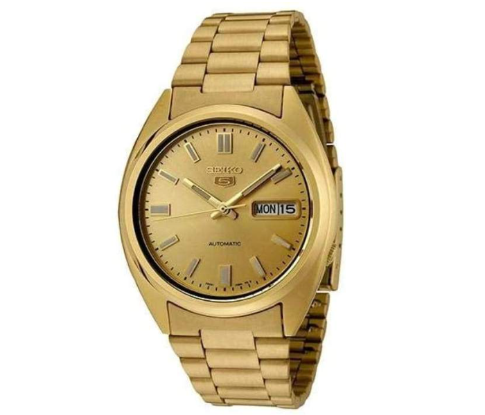 Seiko SNXS80K1 Automatic Analog Gold Stainless Steel Watch for Men - Gold - Zoom Image