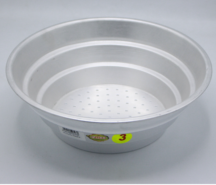 Gitco GIT52023 Aluminium Rice Strainer - Silver - Zoom Image 1