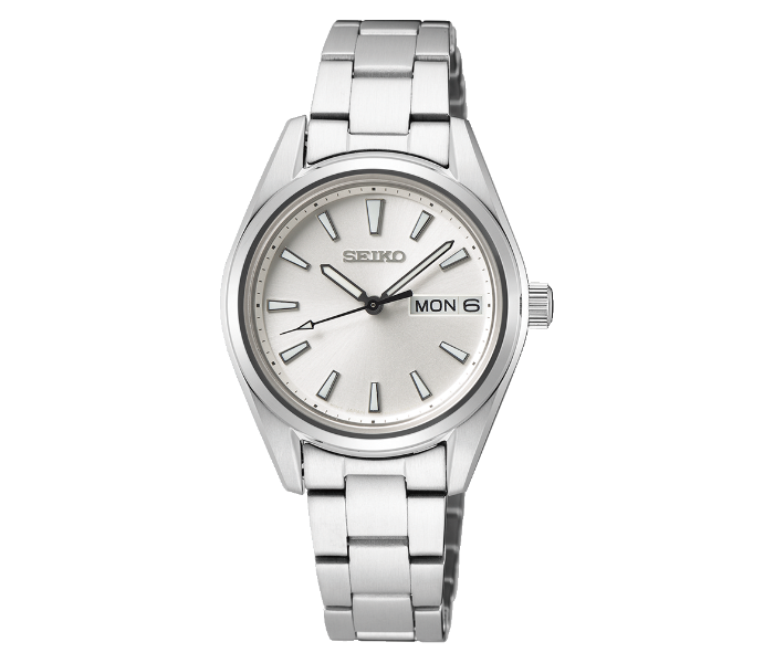 Seiko SUR349P1 Discover More Analog Stainless Steel Watch for Women - Silver - Zoom Image