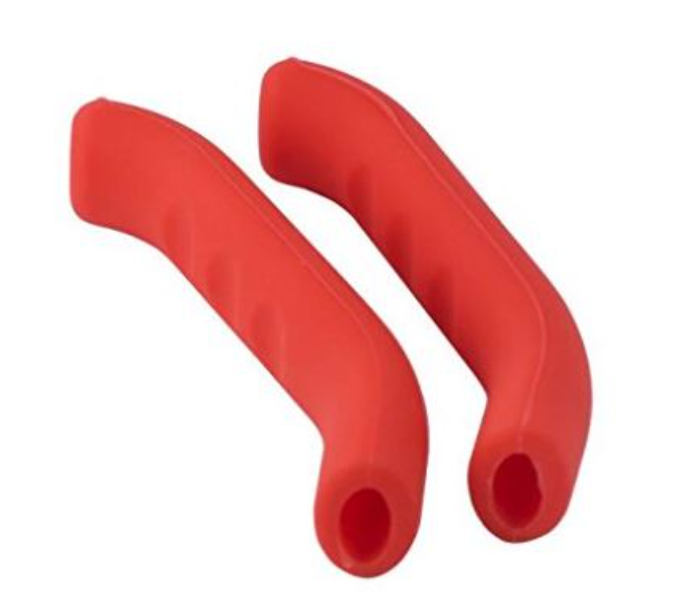 Anti-Slip Silicone Cover for Brake Lever - Red - Zoom Image 1