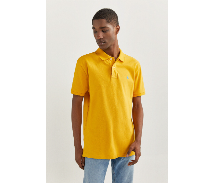 Springfield 855102208 XXXL Basic Polo Shirt for Men - Yellow - Zoom Image 1