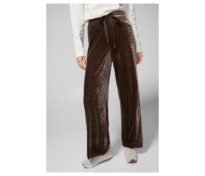 Springfield 683426434 Large Cotton Pant for Women - Tan - Zoom Image 1