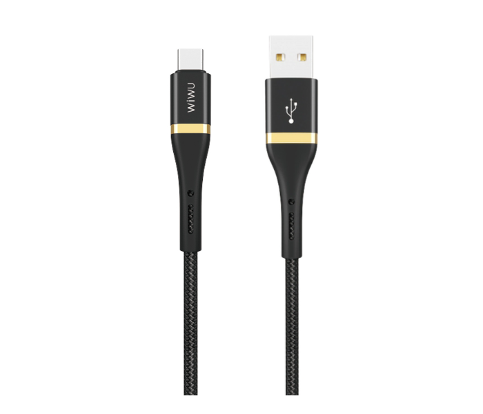 Wiwu ED-1012MB 2 Metre Elite Data Cable Ed-101 USB To Type-C - Black - Zoom Image