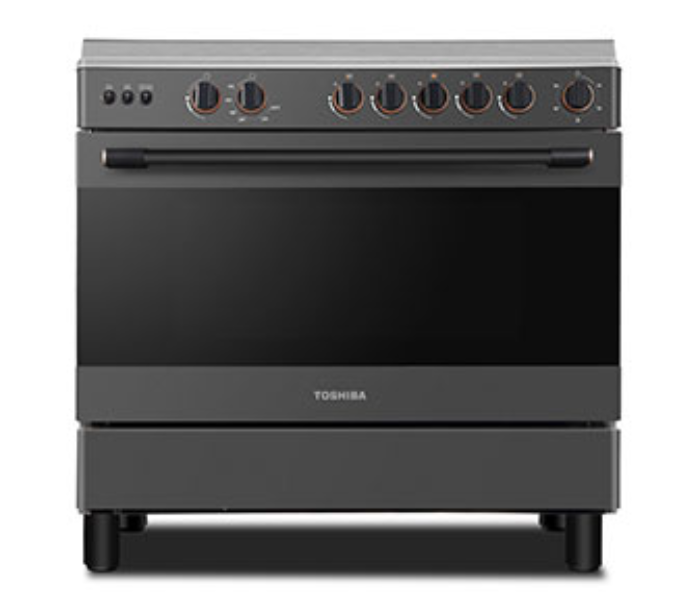 Toshiba TBA-36LMG5G089KS 3700W Stainless Steel 5 Gas Burner Cooking Range - Grey - Zoom Image 1