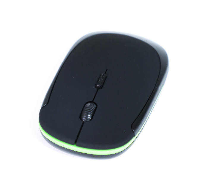 Jongo FLB-222 Wireless Optical Mouse with Optical Sensor - Black - Zoom Image 2