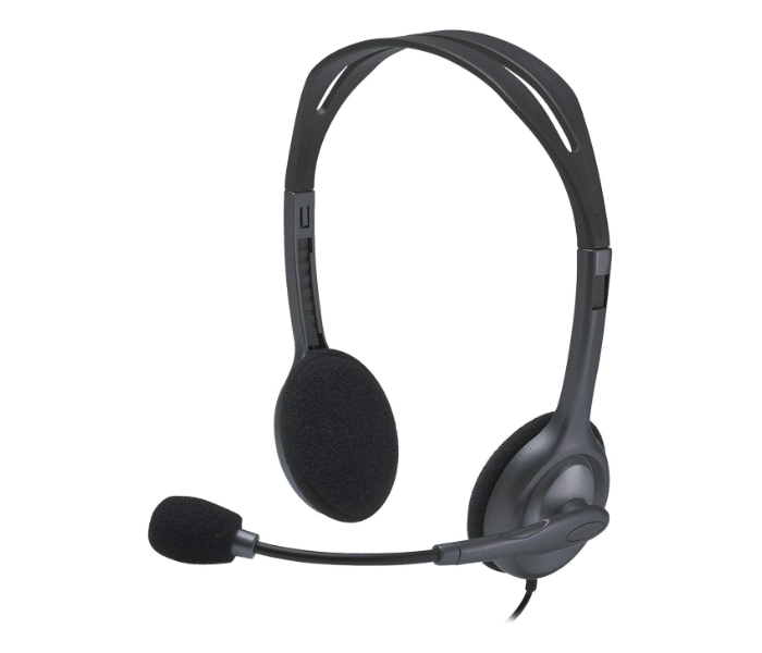 Logitech H111 Single Jack Headset for Laptop - Black - Zoom Image 1