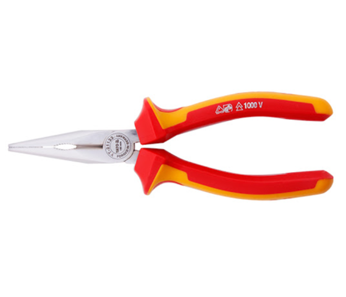 Yato YT-21133 160mm Insulated Long Nose Plier - Red and Yellow - Zoom Image