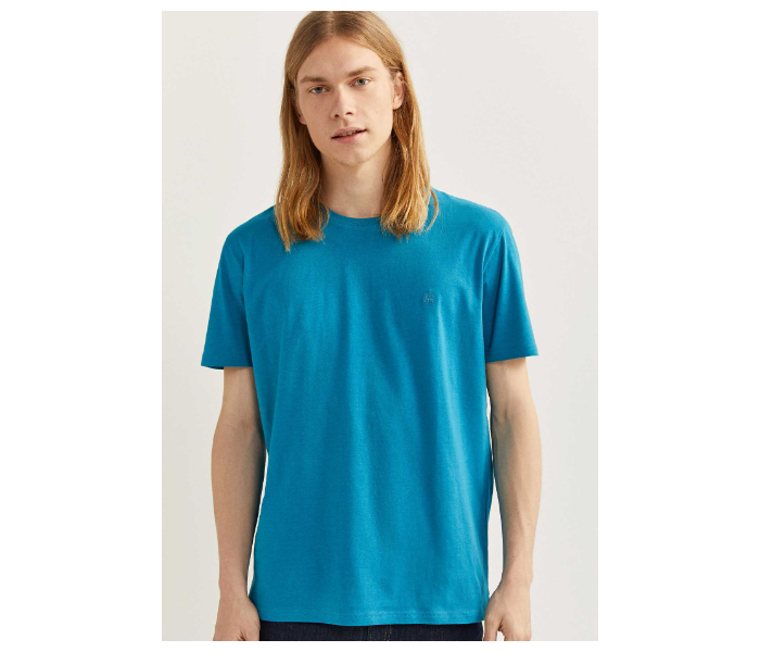 Springfield 712204788 Small Basic T-Shirt for Men - Turquoise - Zoom Image 1