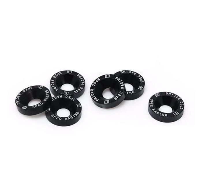 Car Modification Colored Washer Screw - Black - Zoom Image 1