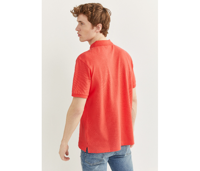 Springfield 855102265 XXL Basic Polo Shirt for Men - Orange - Zoom Image 3