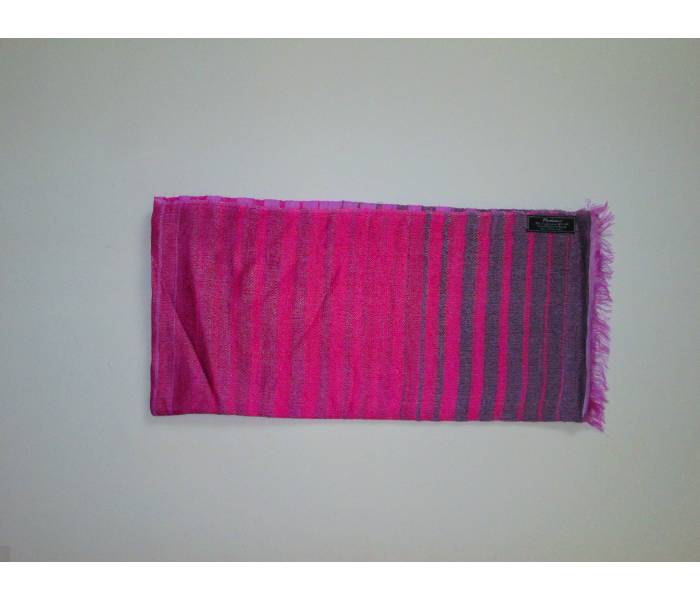 Style It STY-PS-PB Genuine Hand Woven Pashmina Shawl - Pink - Zoom Image 2