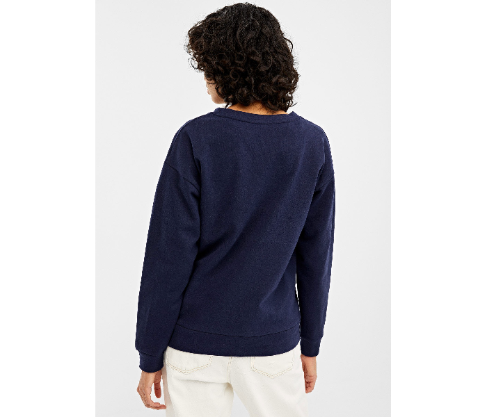 Springfield 108740119 Large Sweatshirt for Women - Blue - Zoom Image 3