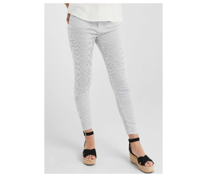 Springfield 683534114 Size 42 Cotton Pant for Women - White - Zoom Image 1