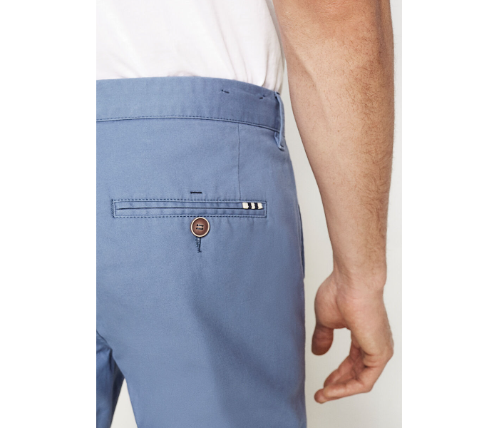 Springfield 155343715 Size 36 Chinos for Men - Medium Blue - Zoom Image 2