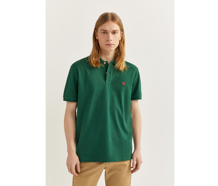 Springfield 855104924 XXL Basic Polo Shirt for Men - Green - Zoom Image 1