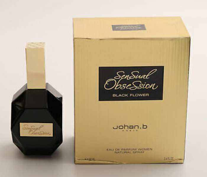 Johan B 100ml Sensual Obsession Black Flower Eau De Parfum Natural Spray for Women - Zoom Image