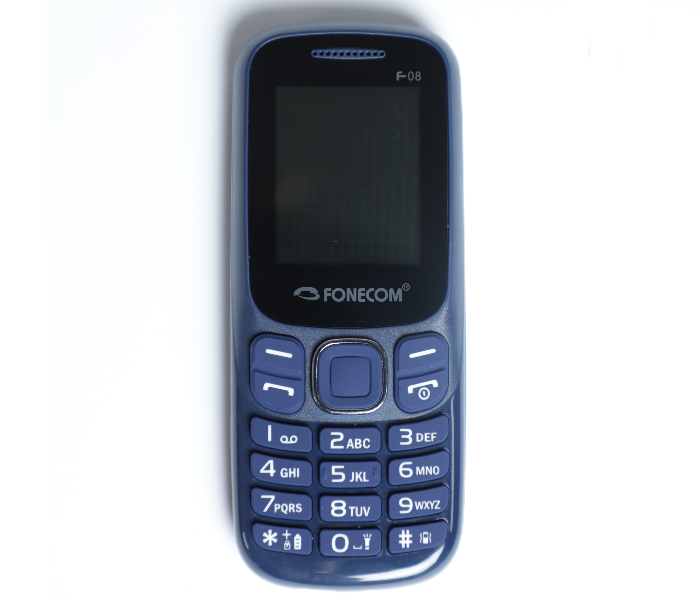 Fonecom F08 Dual Sim Base Phone - Blue - Zoom Image 2