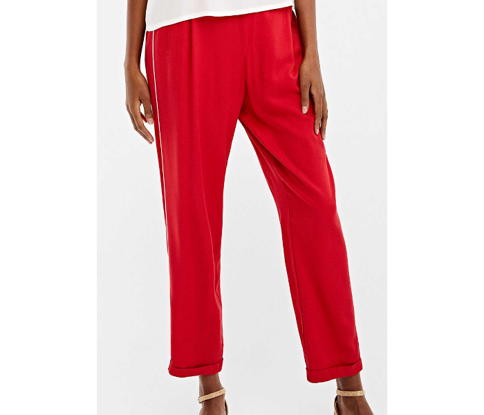 Springfield 683682865 Size 38 Cotton Pant for Women - Red - Zoom Image 1