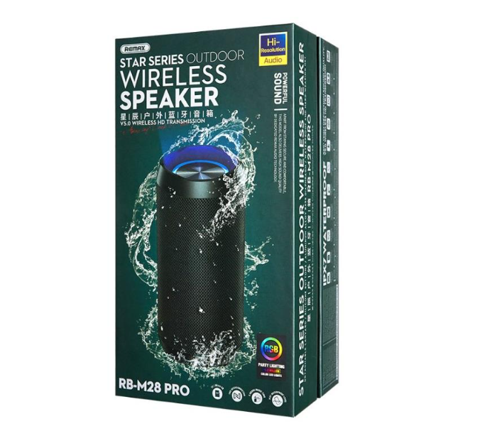 Remax RB-M28 PRO Star Series Outdoor TWS Wireless Speaker - Green - Zoom Image 2