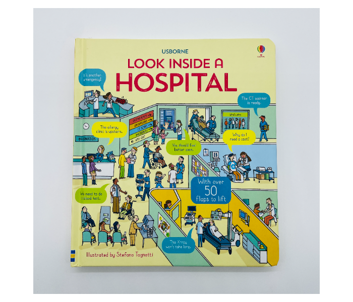 Look Inside a Hospital Kids Book by Usborne Publisher - Zoom Image 1