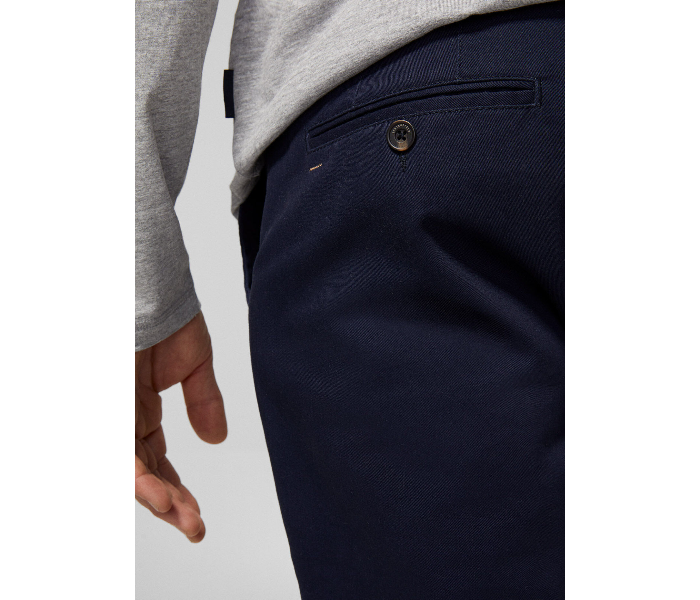 Springfield 155475111 Size 40 Chinos for Men - Dark Blue - Zoom Image 2