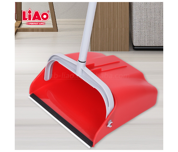 Liao 66631 Cleaning Dustpan and Broom Set C130019 - Red - Zoom Image 3