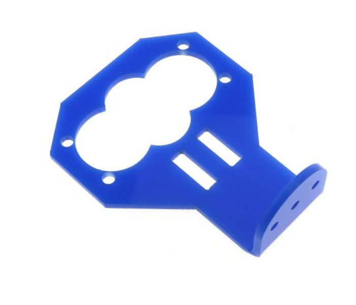 Cartoon HC-SR04 Ultrasonic Sensor Mounting Bracket-Blue - Zoom Image 1