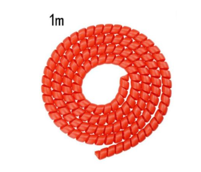 1 Meter Spiral Cable Wire Protector for Electric Scooter - Red - Zoom Image 1