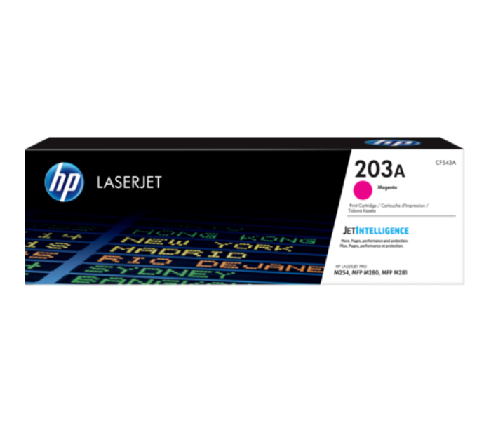 HP 203A CF543A Original LaserJet Toner Cartridge - Magenta - Zoom Image