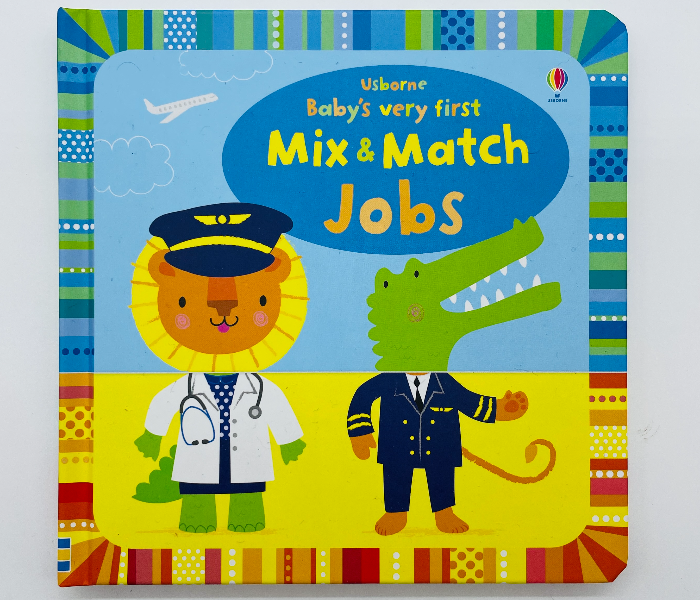 Babys Very First Mix and Match Jobs Kids Book Published by Usborne - Zoom Image 1