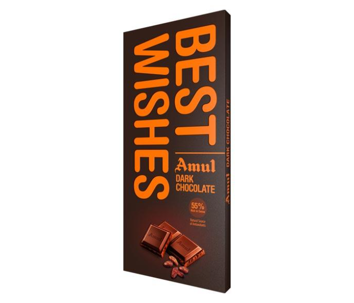 Amul 66359 150gm Best Wishes Dark Chocolate - Zoom Image