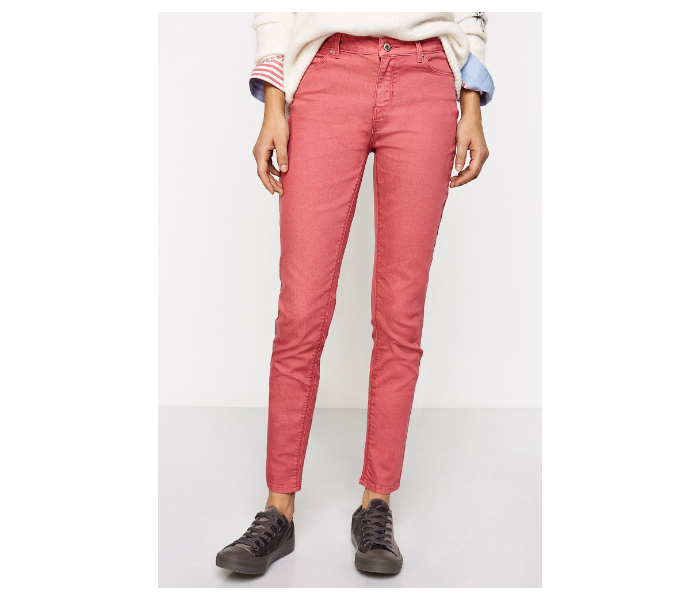 Springfield 683349778 Size 34 Cotton Pant for Women - Pink - Zoom Image 1