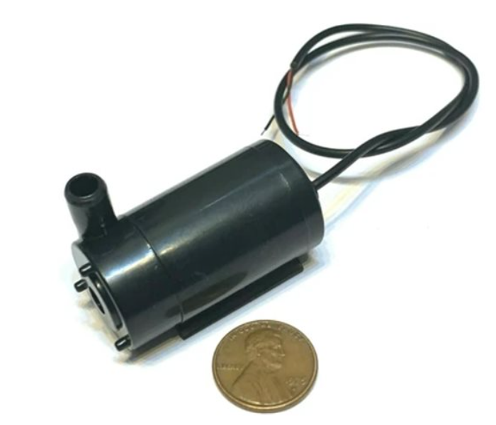 Adafruit DC 3V-5V Horizontal Mute Sounds Mini Submersible Pump - Black - Zoom Image 2