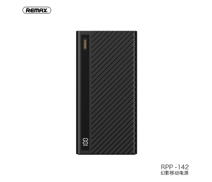 Remax RPP-142 Hunyo Series 20000mAh 4 USB Power Bank - Black - Zoom Image 1