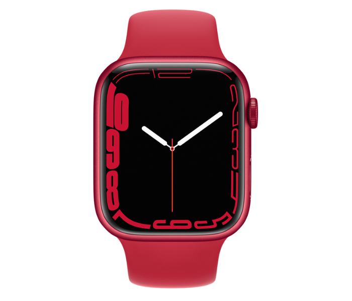 Apple Watch Series 7 GPS 45mm PRODUCT RED Aluminum Case with Sport Band - Zoom Image 2